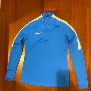 Nike Dry-fit Women Blue Sweatshirt Size S